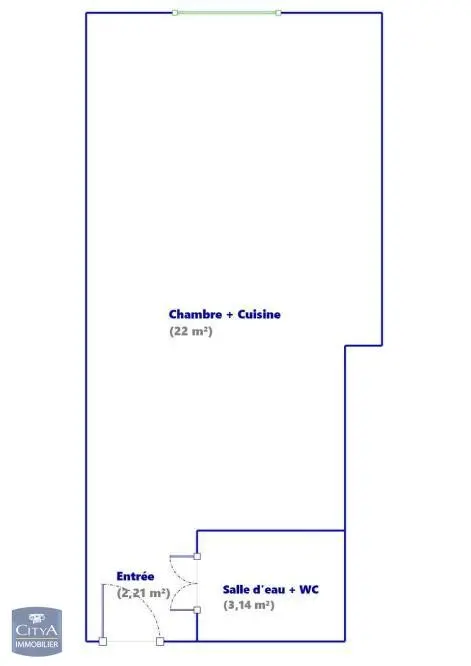 Photo 7 Appartement 1 pièce 27.35m²