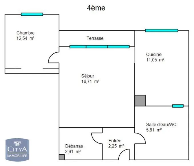 Photo 8 Appartement 2 pièces 51.27m²