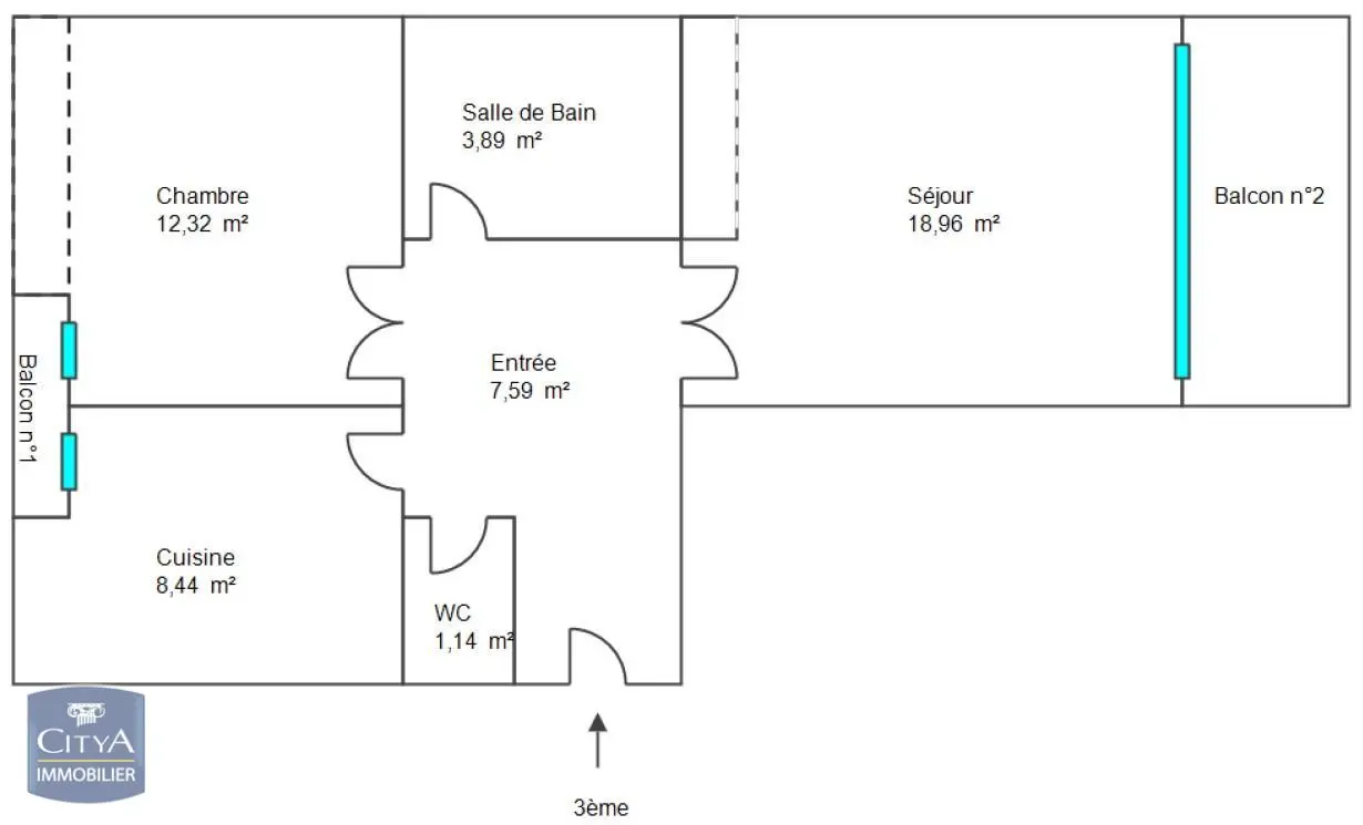 Photo 11 Appartement 2 pièces 52m²