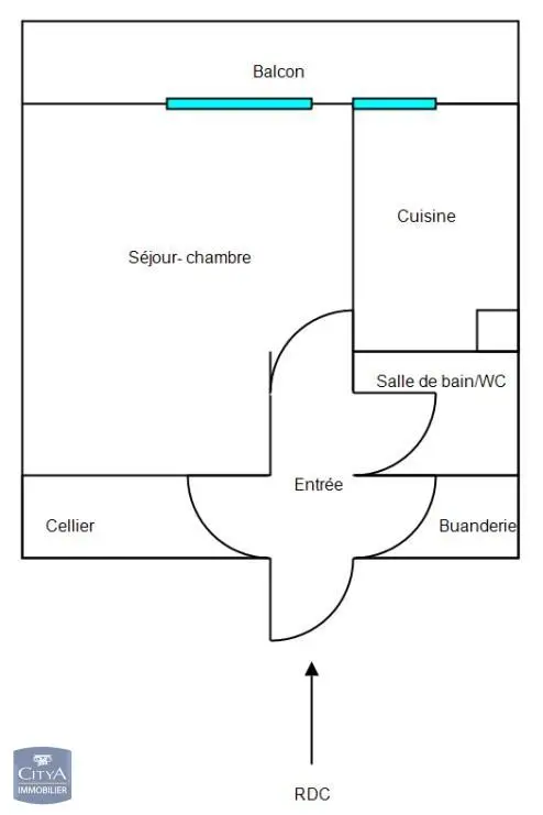 Photo 6 Appartement 1 pièce 31.2m²