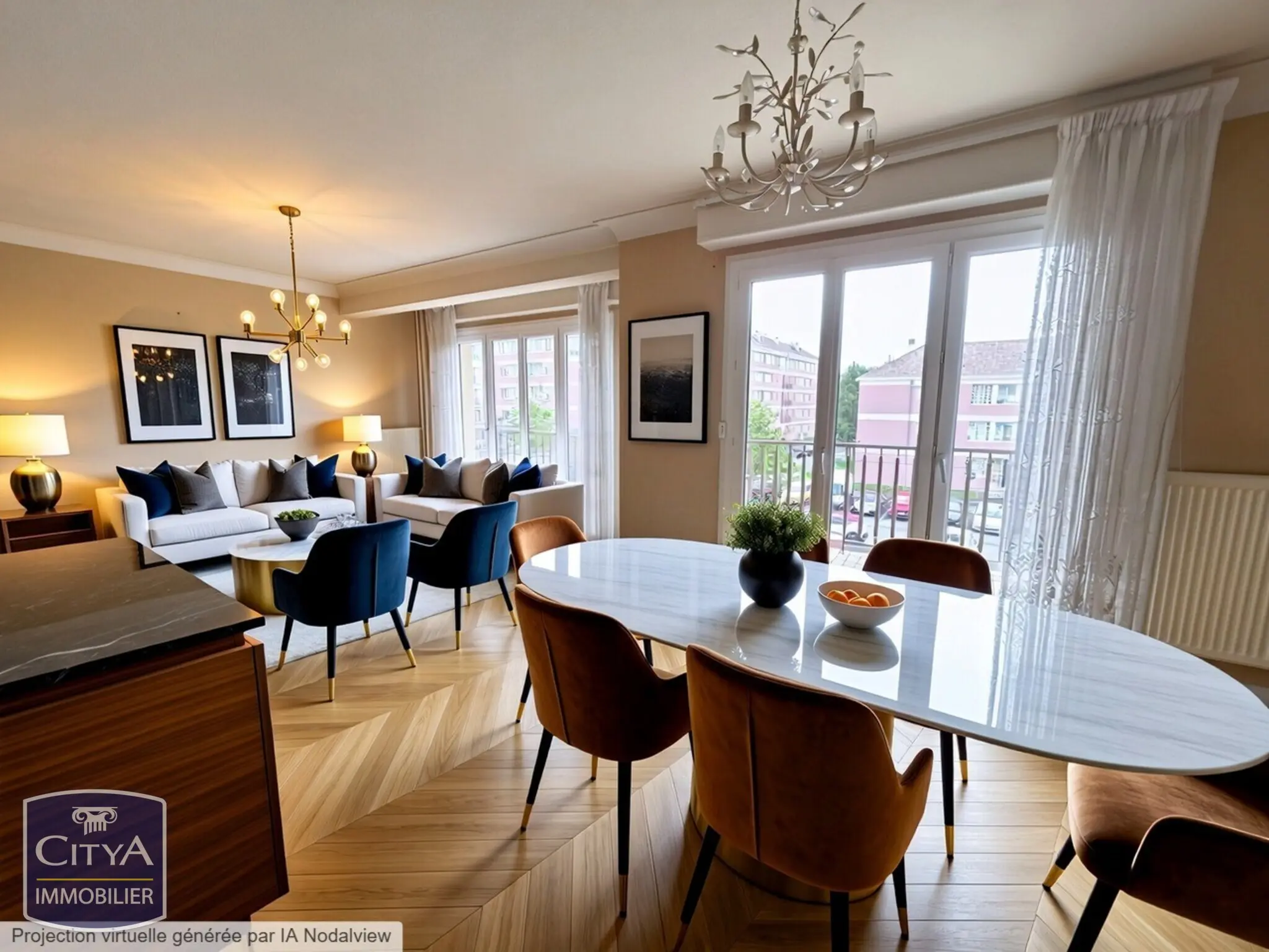 Photo 2 Appartement 5 pièces 91.38m²