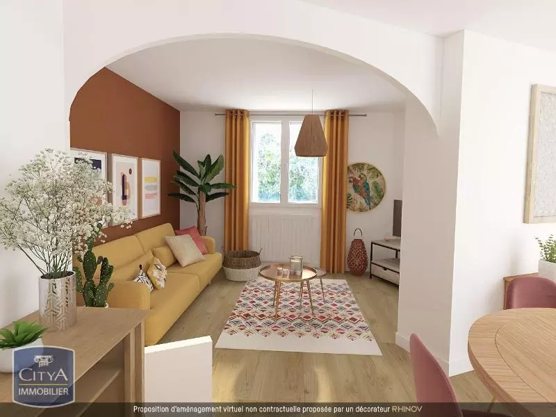 Illustration pour Appartement 3 pièces 64.99m² Photo Appartement 3 pièces 64.99m²