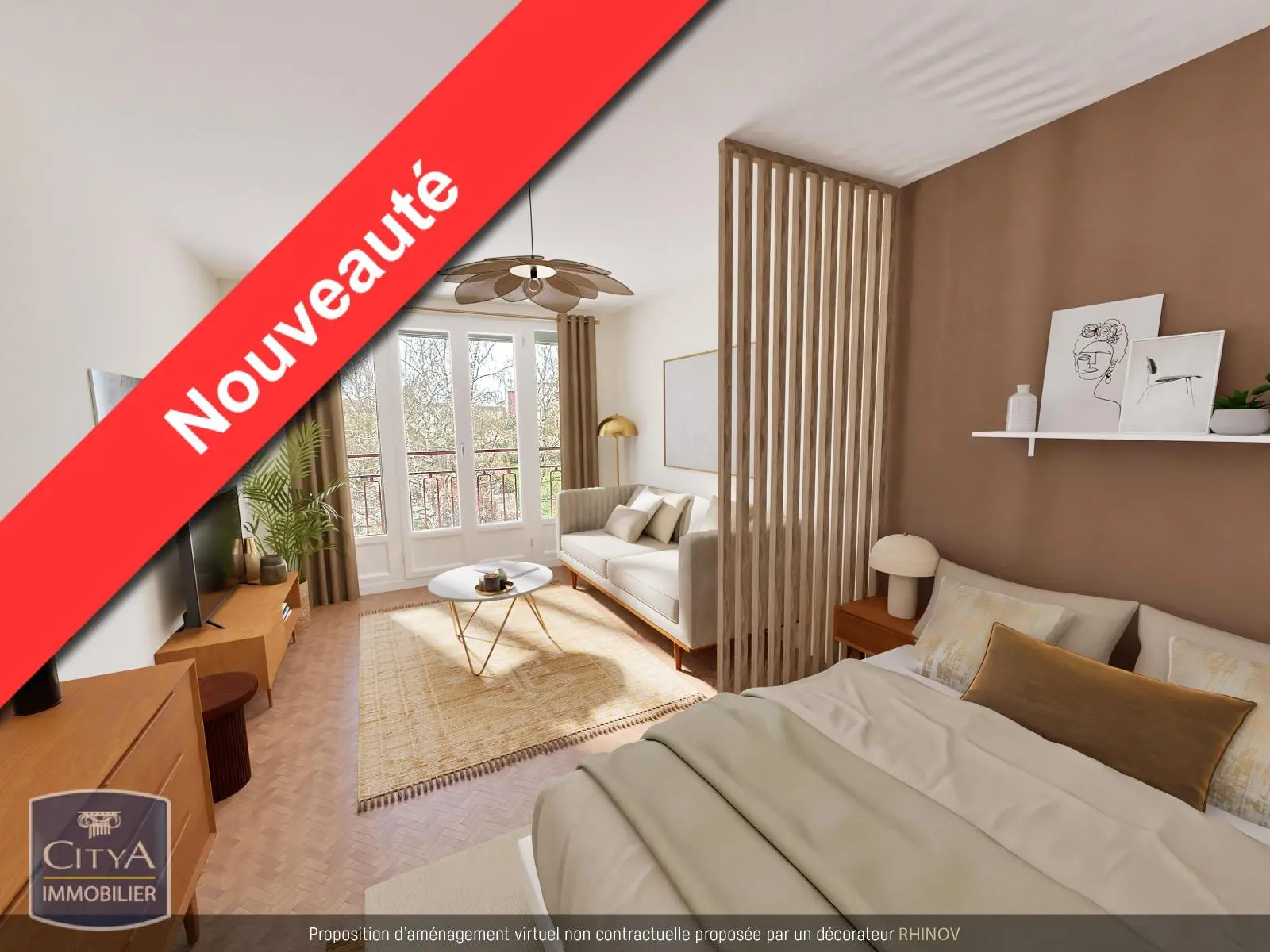 Photo 1 Appartement 1 pièce 33.59m²