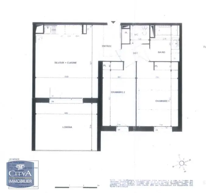 Photo 2 Appartement 3 pièces 61.61m²