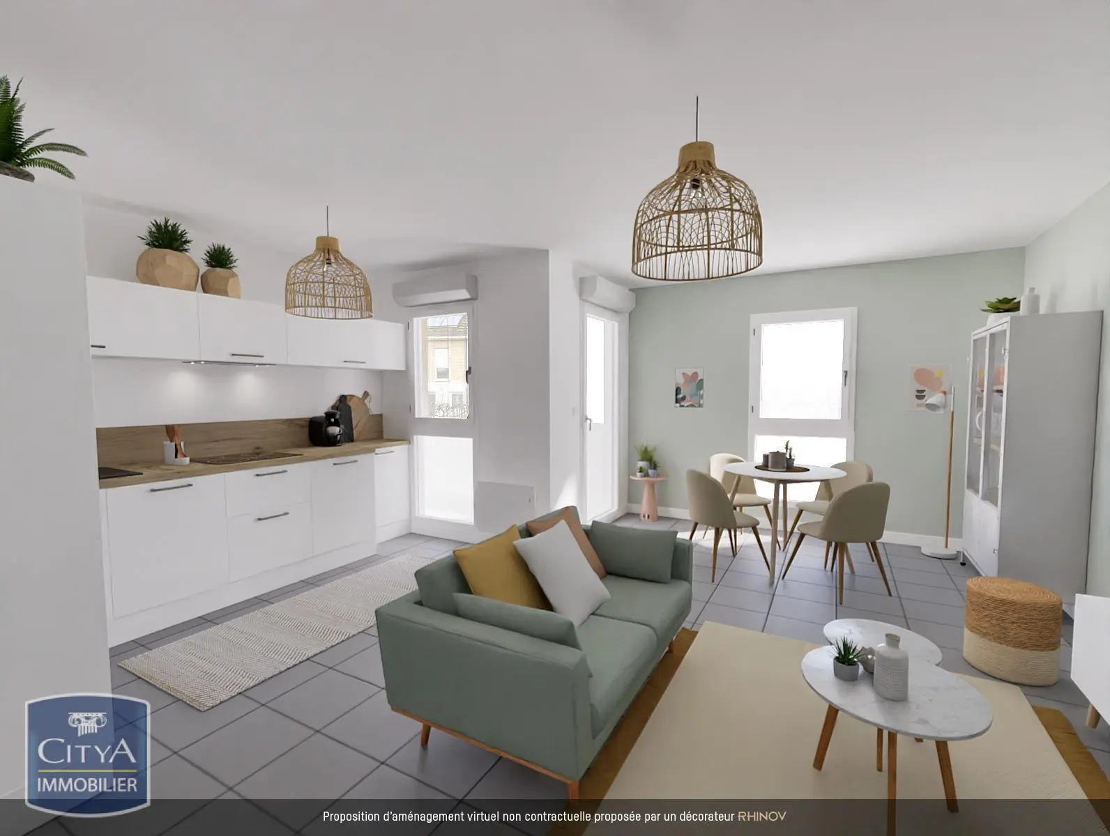Photo 1 Appartement 3 pièces 61.78m²