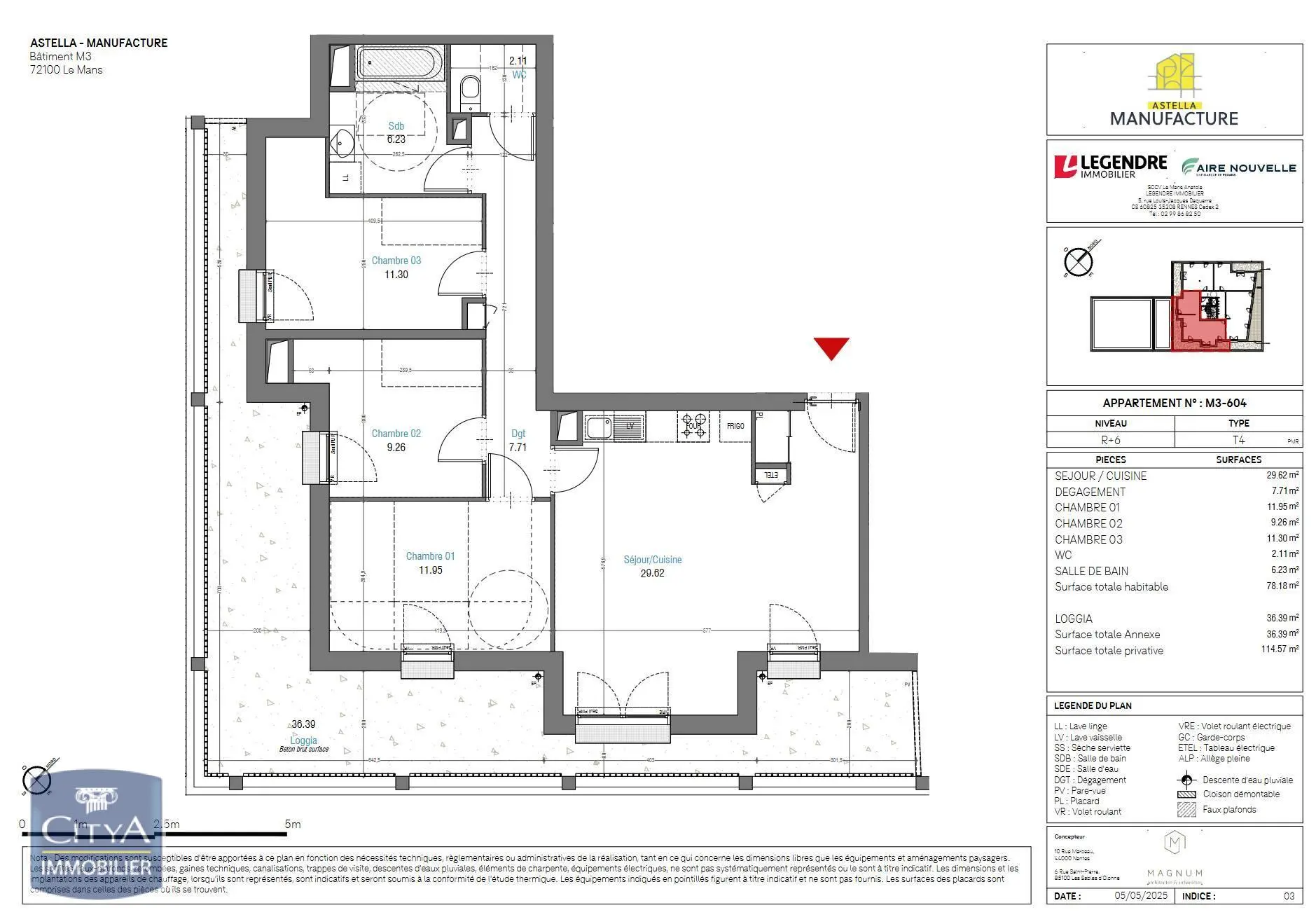 Photo 4 Appartement 3 pièces 78.18m²