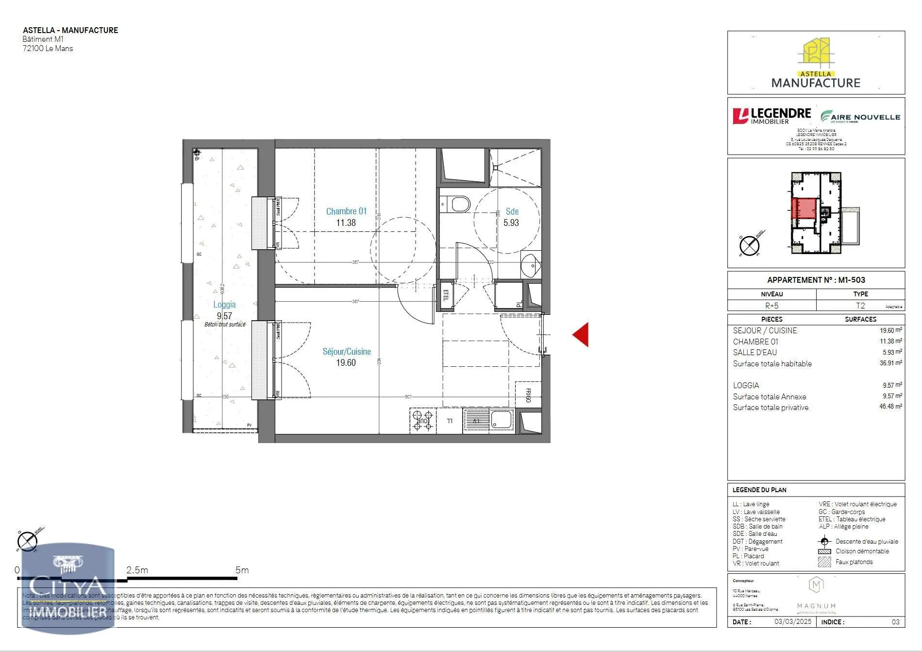 Photo 4 Appartement 2 pièces 36.91m²