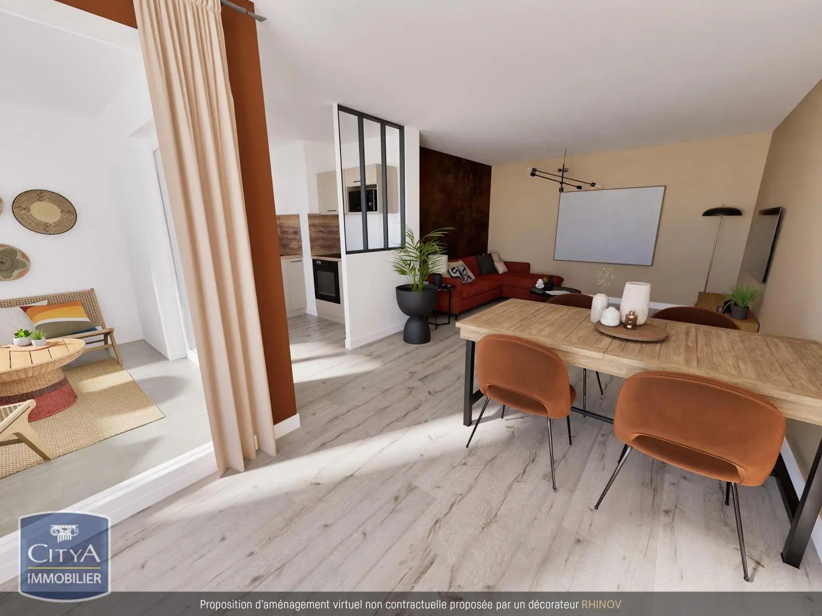 A VENDRE T3 DOUCHE LOCATAIRE EN PLACE IMMEUBLE RÉCENT BUS PROCHE DU CENTRE 2 CHAMBRES PARKING