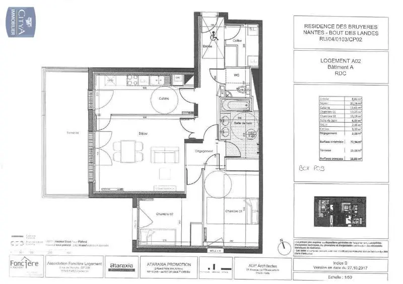 Photo 10 pour Appartement 3 pièces 77.91m² Photo 10 Appartement 3 pièces 77.91m²