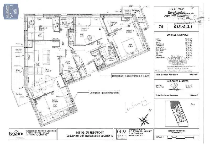 Photo 5 Appartement 4 pièces 93.83m²