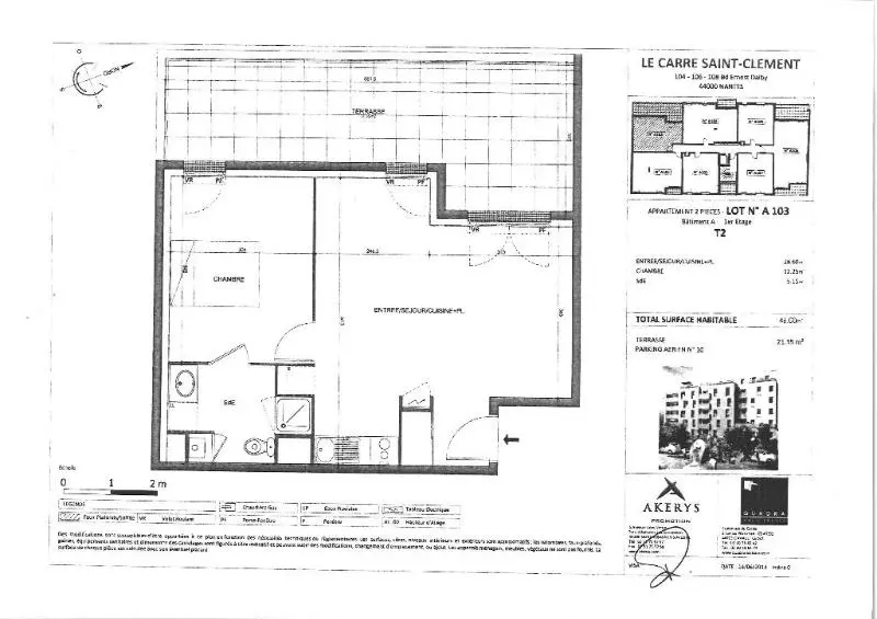 Photo 10 Appartement 2 pièces 45.86m²