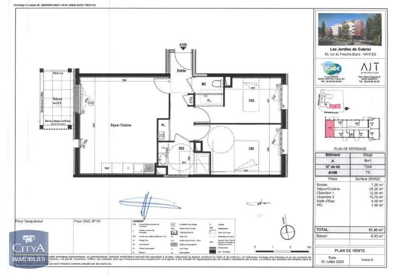 Photo 10 Appartement 3 pièces 61.4m²