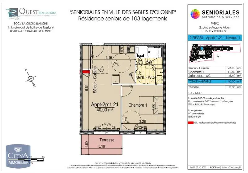 Photo 9 Appartement 2 pièces 40m²