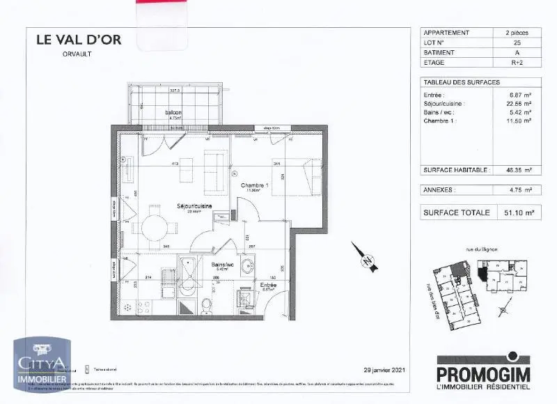 Photo 1 appartement Orvault