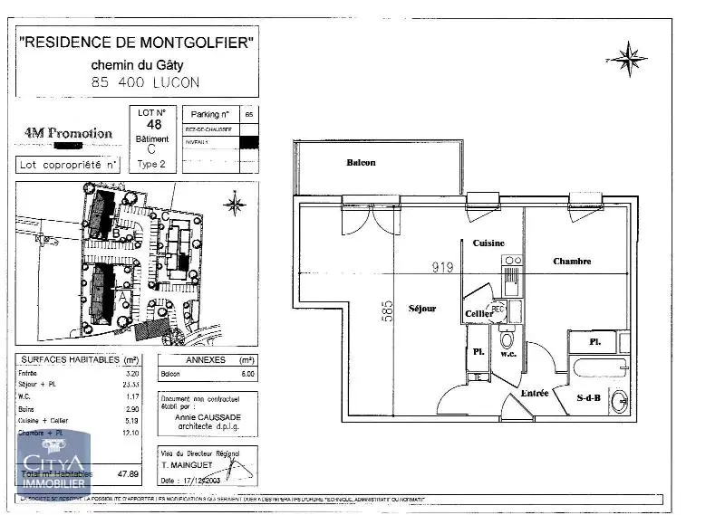 Photo 9 Appartement 2 pièces 47.54m²