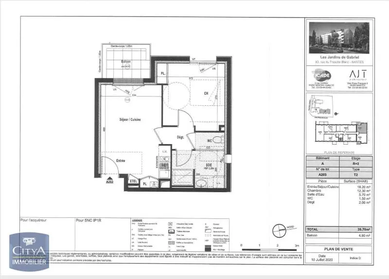 Photo 2 Appartement 2 pièces 39.7m²