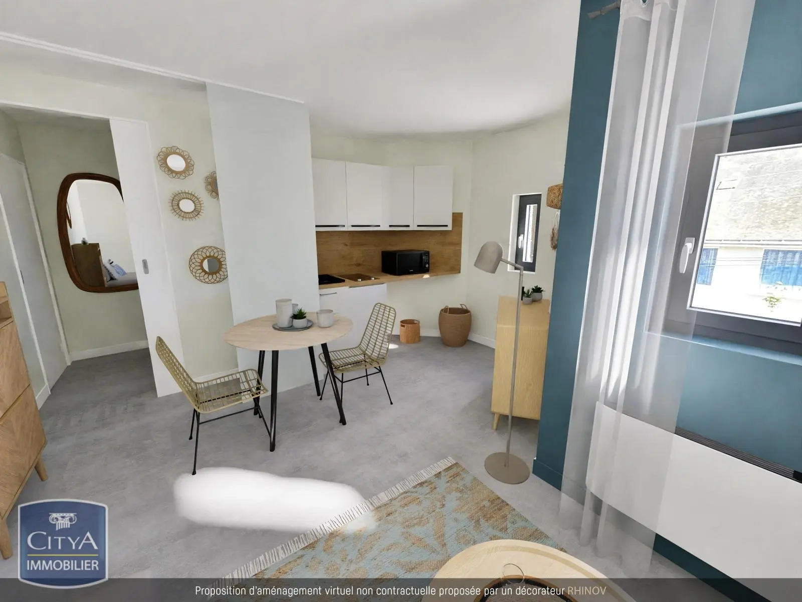 Photo 1 Appartement 1 pièce 18.57m²