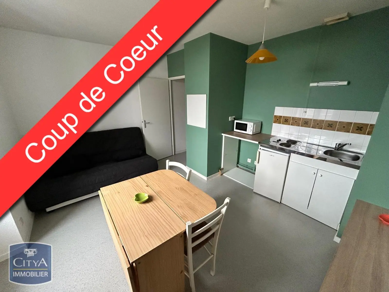 Photo 1 Appartement 1 pièce 21.58m²