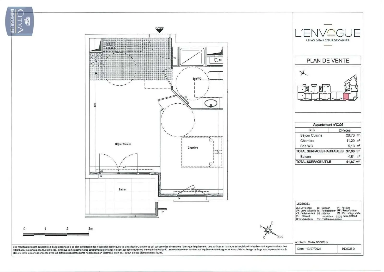 Photo 3 Appartement 2 pièces 37.06m²