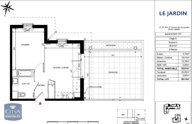 Photo 1 appartement Cannes