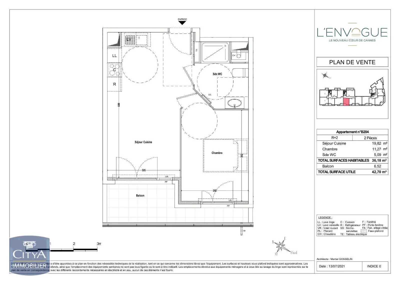 Photo 6 Appartement 2 pièces 36.18m²