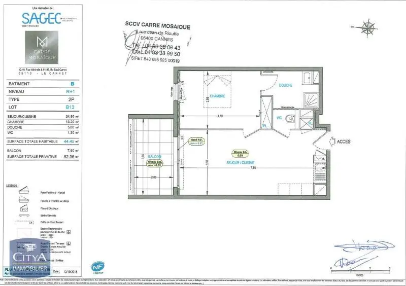 Photo 2 Appartement 2 pièces 44.45m²