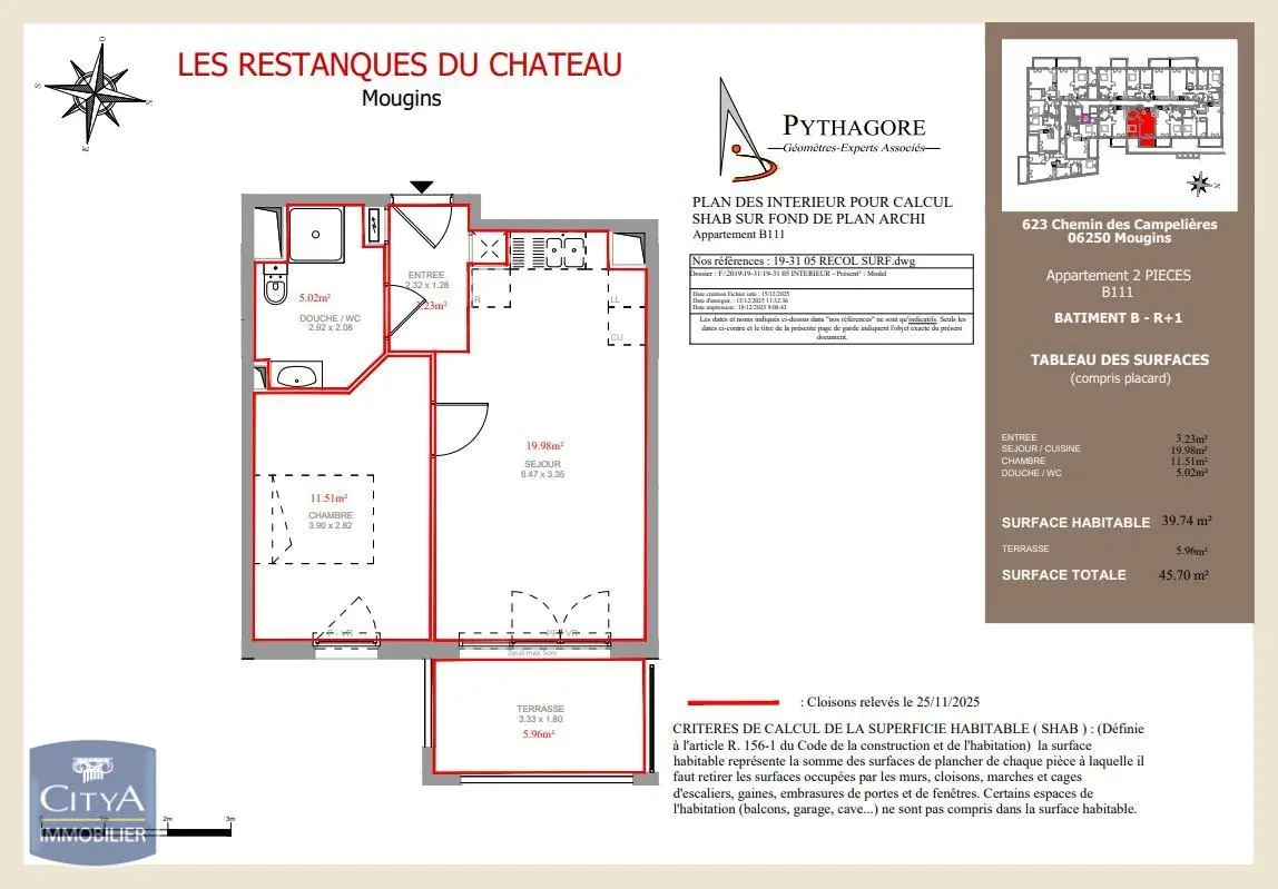 Photo 2 Appartement 2 pièces 39.74m²