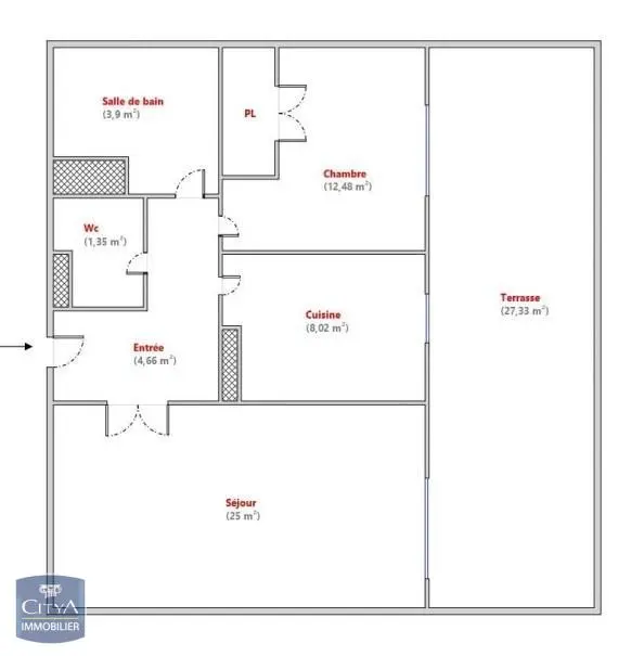 Photo 10 Appartement 2 pièces 55.41m²