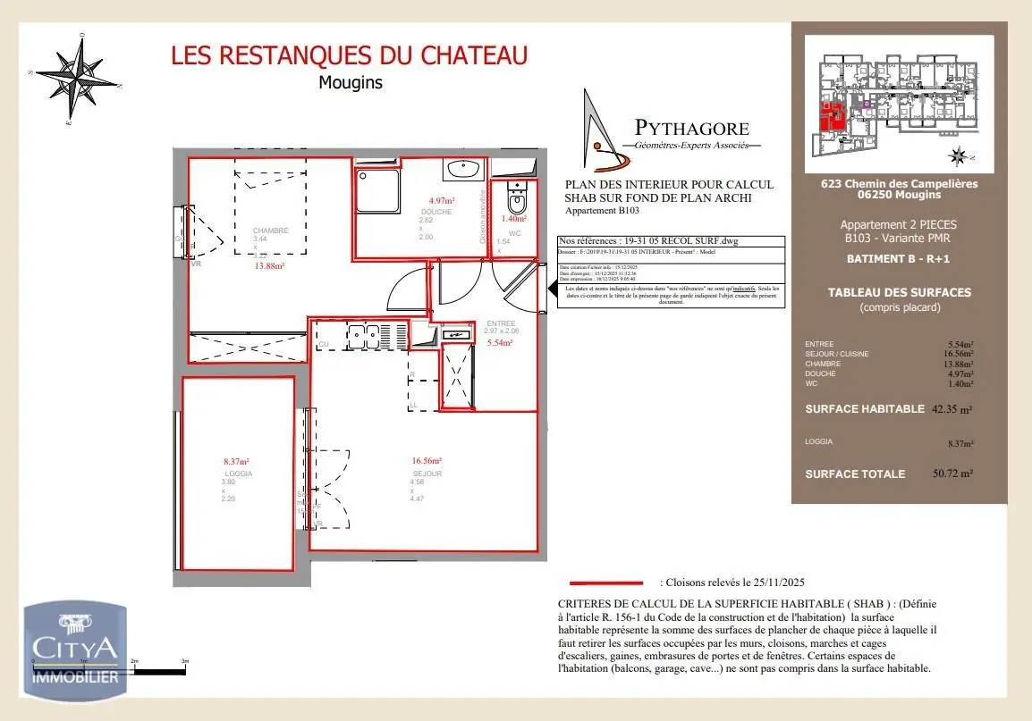Photo 2 Appartement 2 pièces 42.37m²