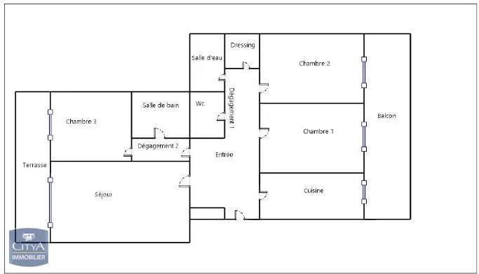 Photo 2 Appartement 4 pièces 97.9m²