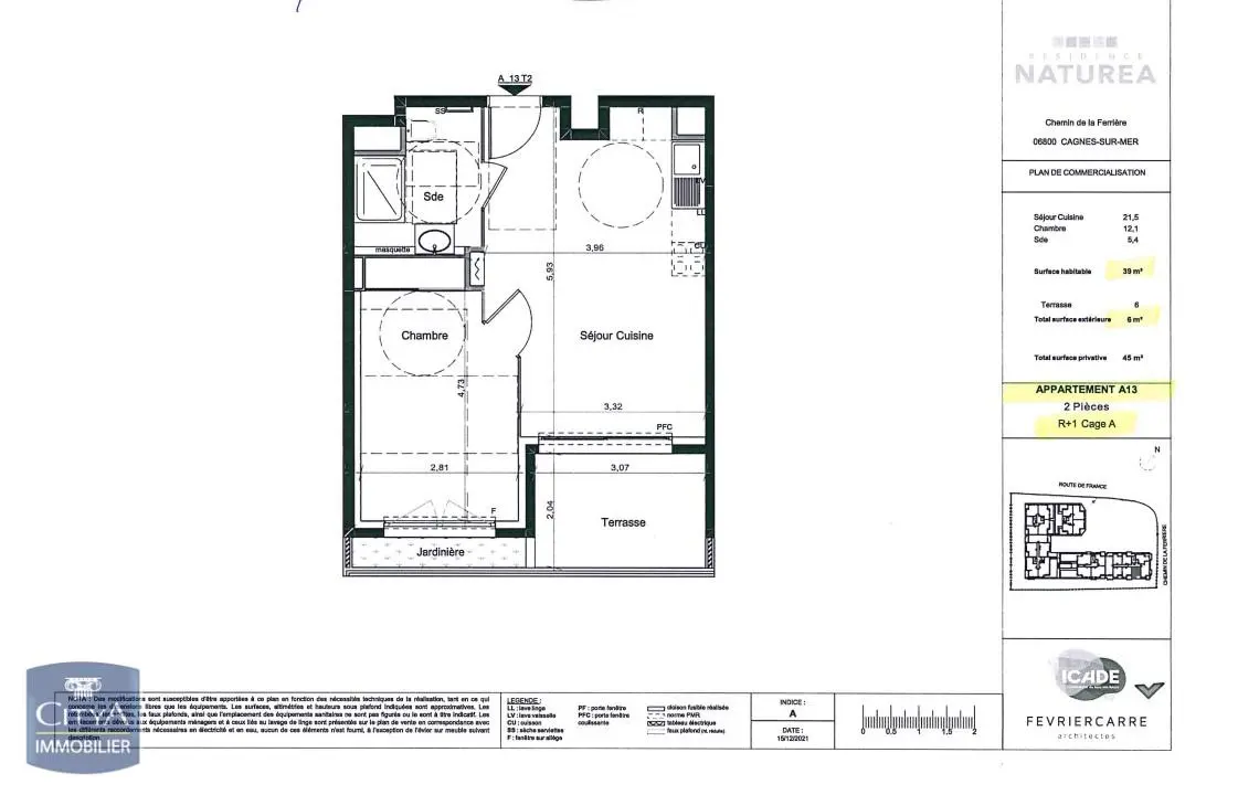 Photo 2 Appartement 2 pièces 39m²