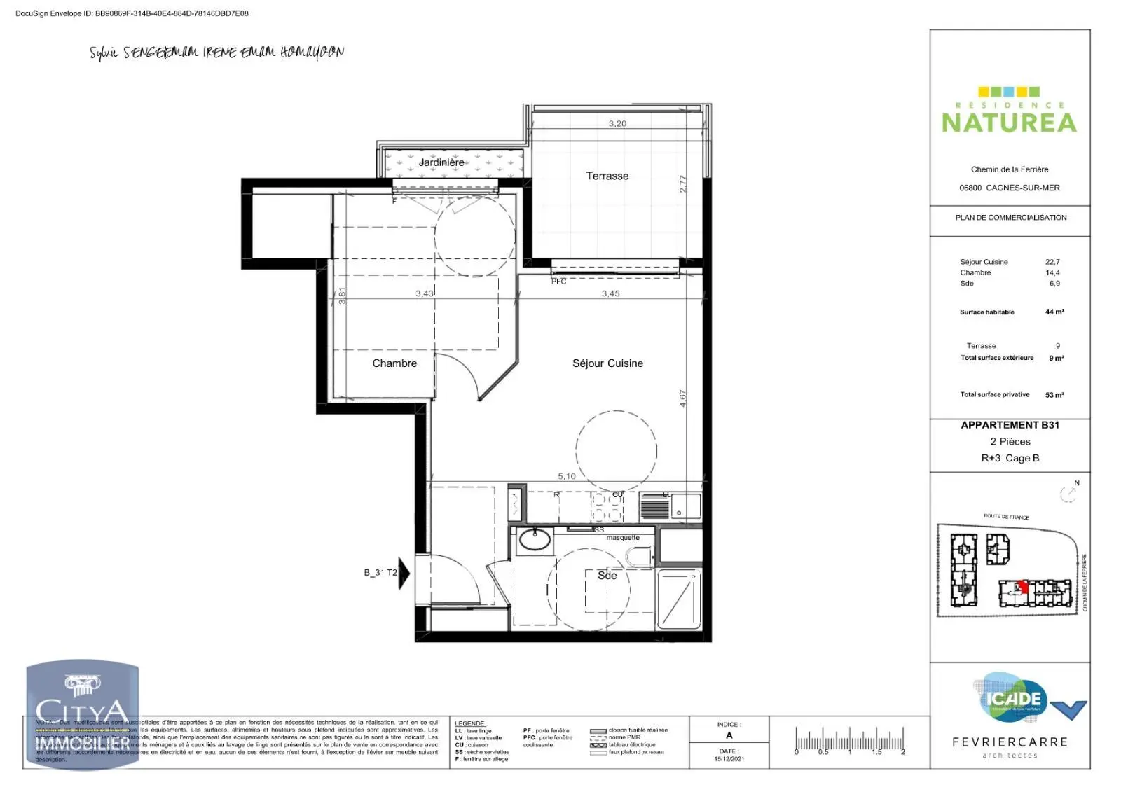 Photo 4 Appartement 2 pièces 44m²