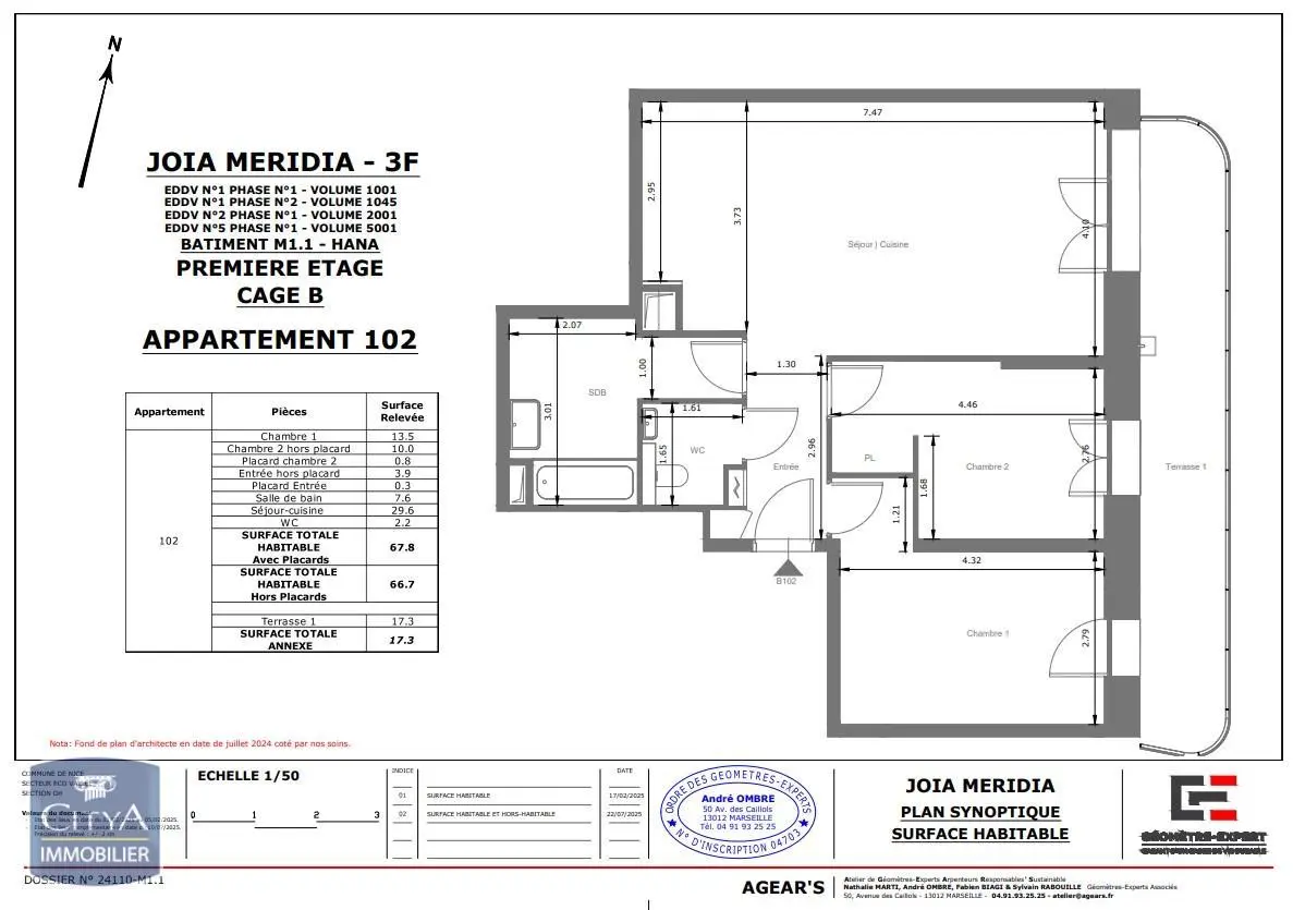 Photo 1 Appartement 3 pièces 67.8m²