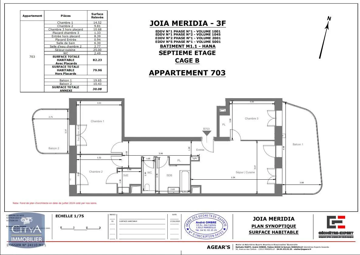 Photo 2 Appartement 4 pièces 82.23m²