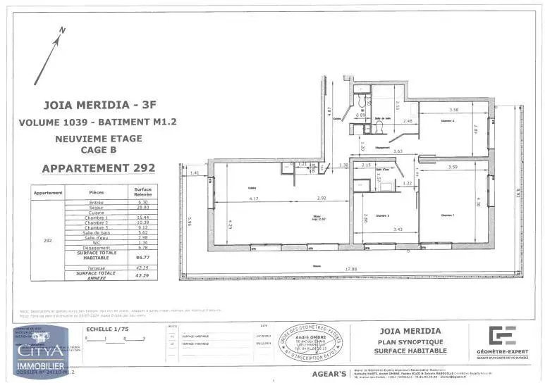 Photo 1 Appartement 4 pièces 86.77m²