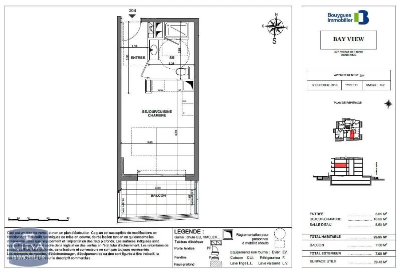 Photo 11 Appartement 1 pièce 25.95m²