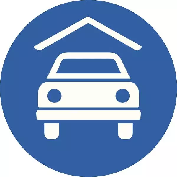 Illustration pour Parking 13m² Photo Parking 13m²