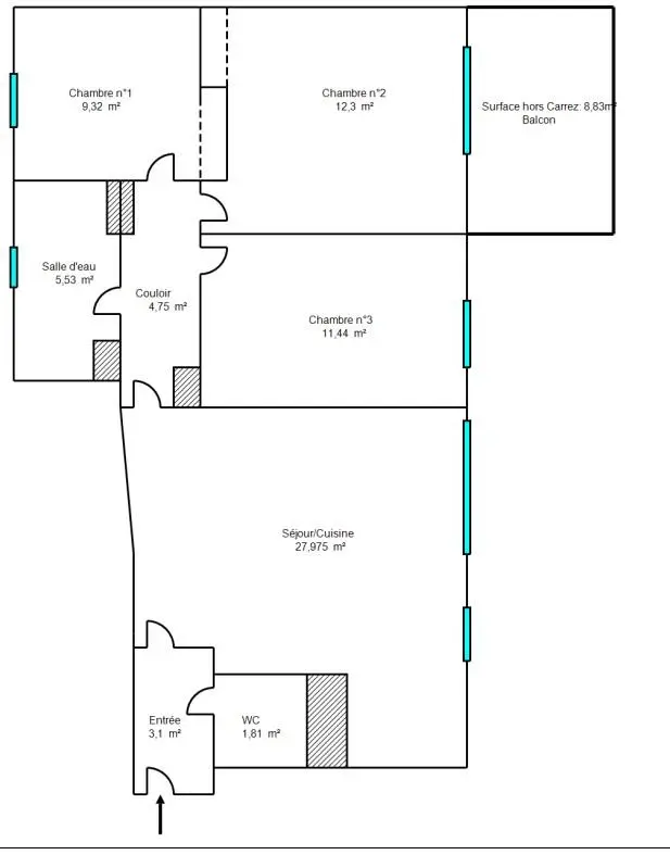 Photo 15 Appartement 4 pièces 76.22m²