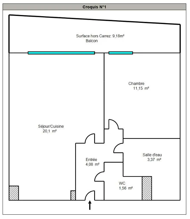 Photo 19 Appartement 2 pièces 40.66m²