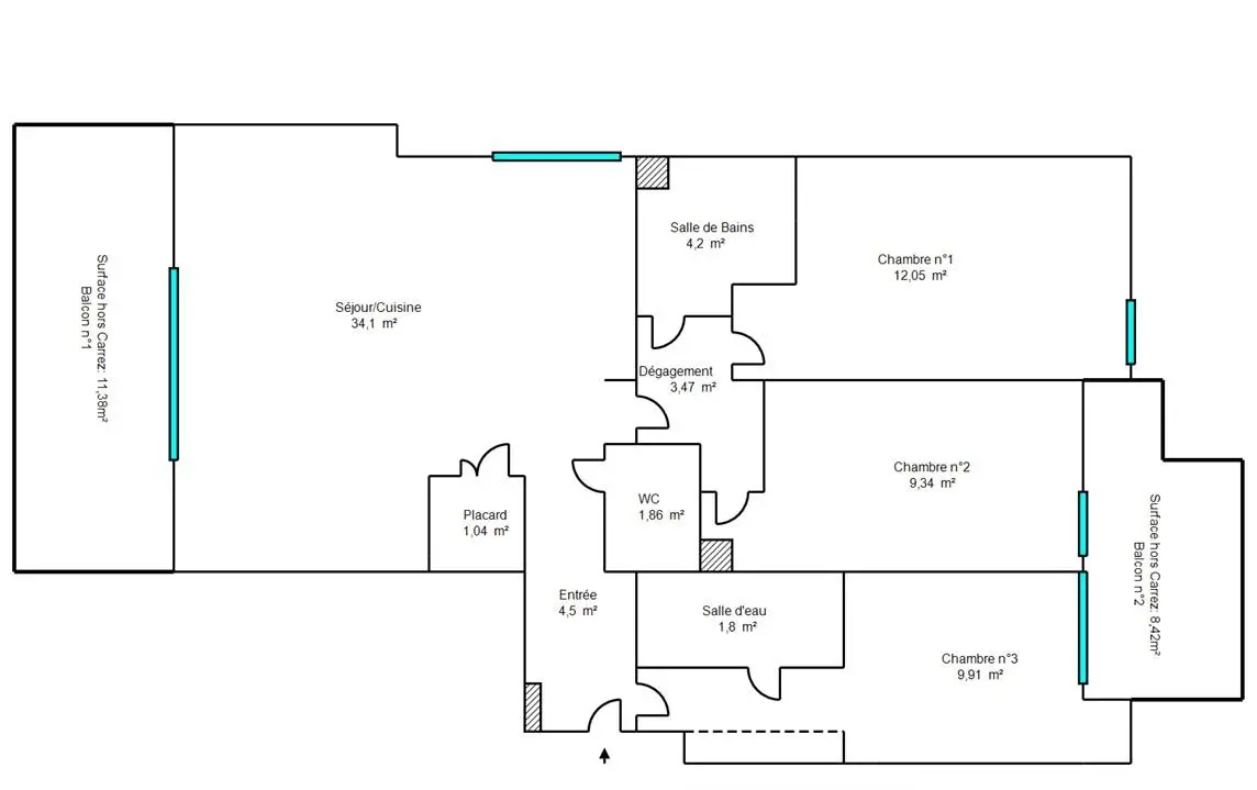 Photo 20 Appartement 4 pièces 83m²