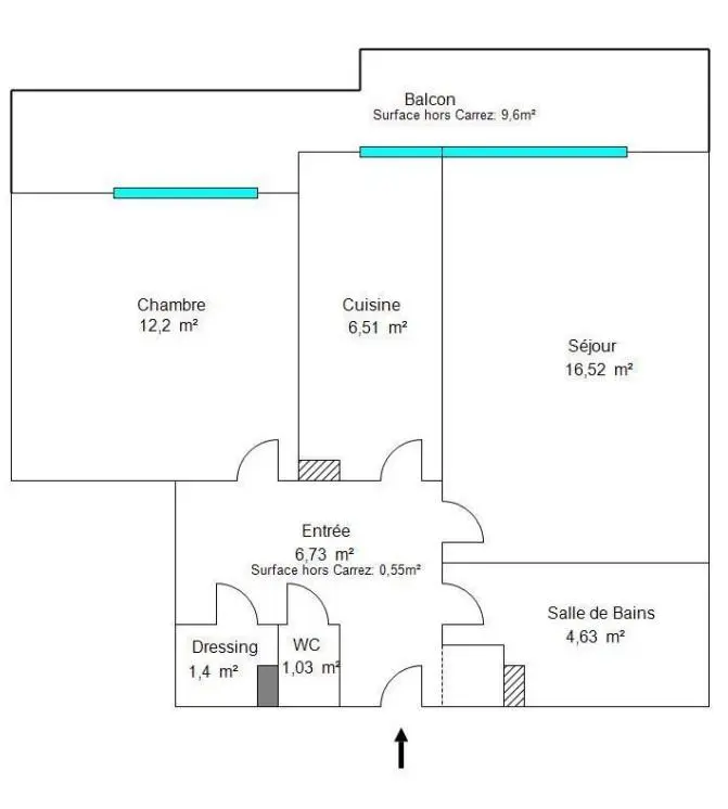 Photo 13 Appartement 2 pièces 49m²