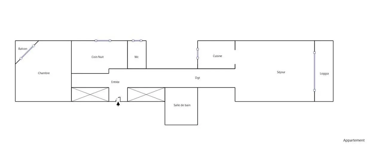 Photo 13 Appartement 3 pièces 57.45m²