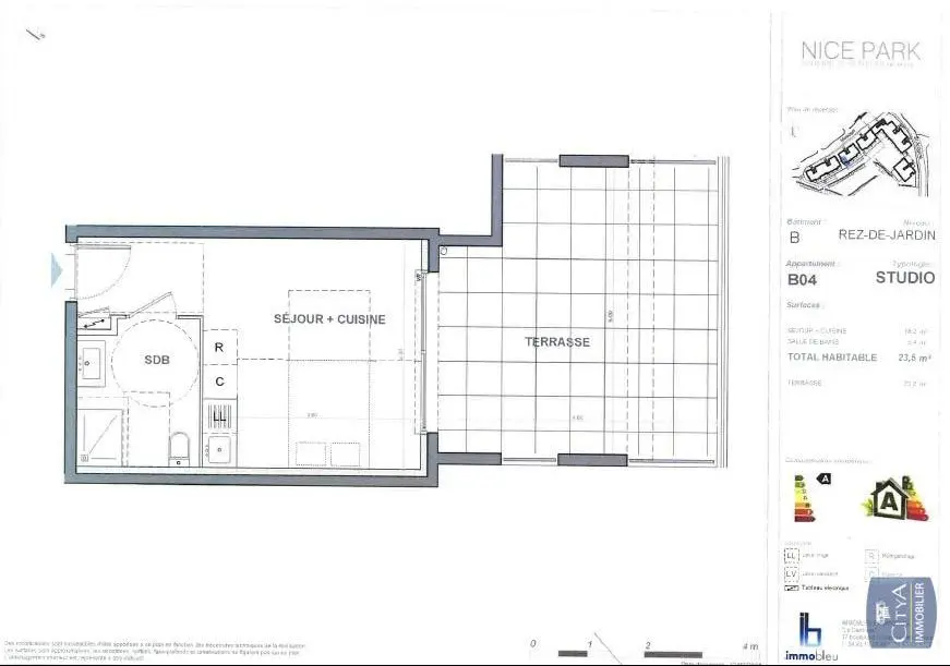 Photo 1 Appartement 1 pièce 23.5m²