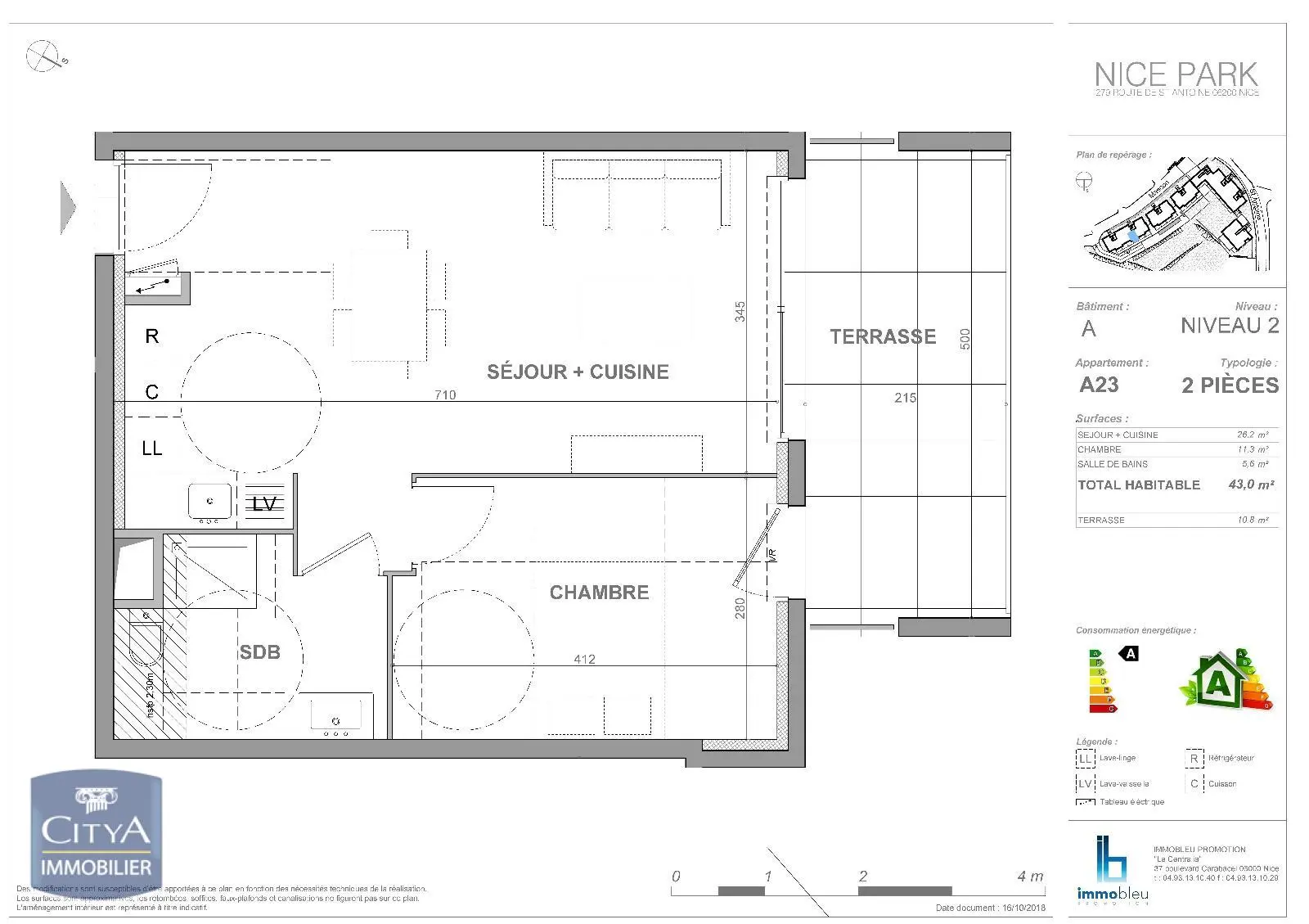 Photo 1 Appartement 2 pièces 42.4m²