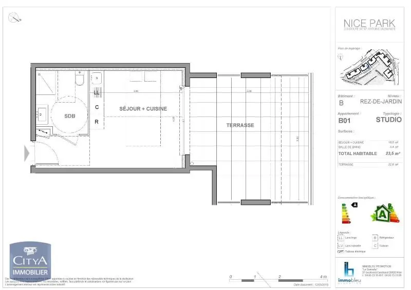 Photo 1 Appartement 1 pièce 23.5m²