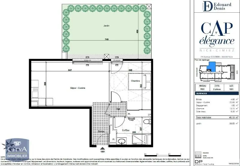 Photo 1 Appartement 2 pièces 49.1m²