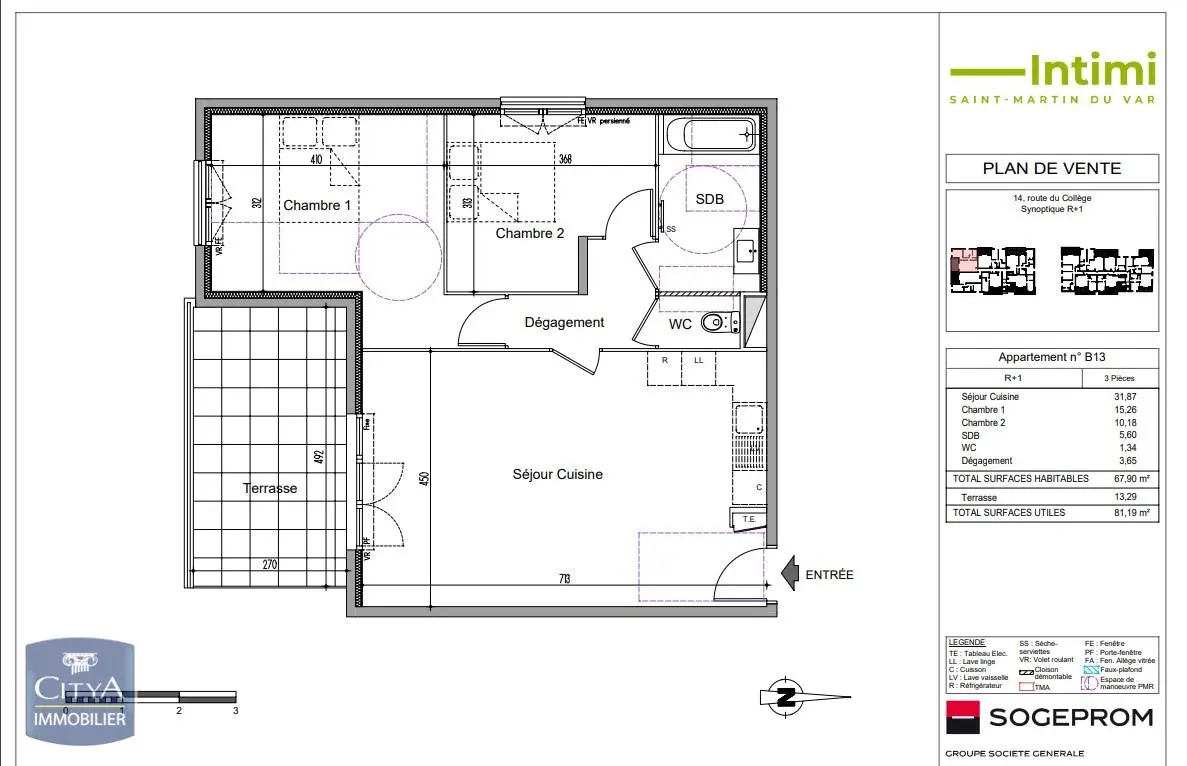 Photo 1 Appartement 3 pièces 67.9m²