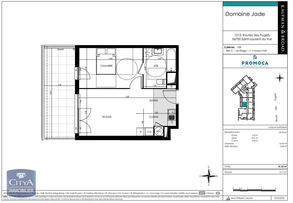 Photo 8 Appartement 2 pièces 41.22m²