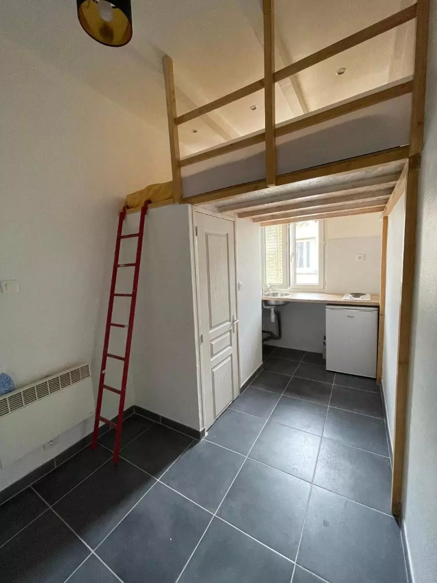 Illustration pour Appartement 1 pièce 9m² Photo Appartement 1 pièce 9m²