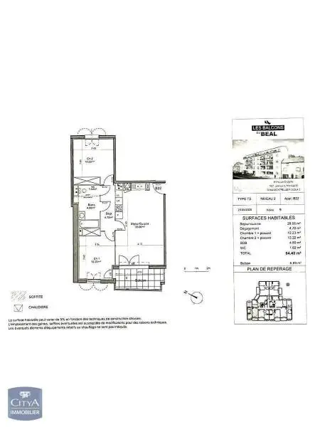 Photo 13 Appartement 3 pièces 64.4m²